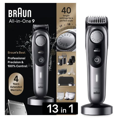 Braun Series 9 9440 All-In-One Style Kit 13-in-1 Grooming Kit with Beard Trimmer 13ct - Imperfect Box
