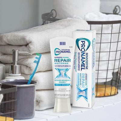 Sensodyne Pronamel Intensive Enamel Repair Whitening Artic Breeze 3.4oz/2pk - Imperfect Box