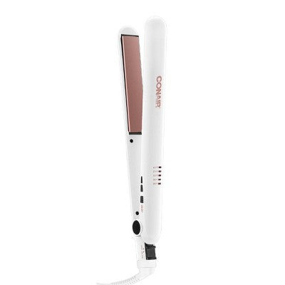 Conair Double Ceramic Flat Iron White 1" - Imperfect Box