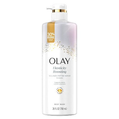 Olay Cleansing  Firming Body Wash with Vitamin B3 and Collagen Scented 26 fl oz - Imperfect Container