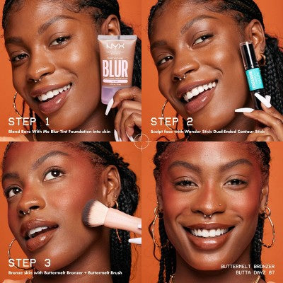 NYX Professional Makeup Buttermelt Bronzer 07 Butta Dayz (Deep Rich Warm Red) 0.17oz - New