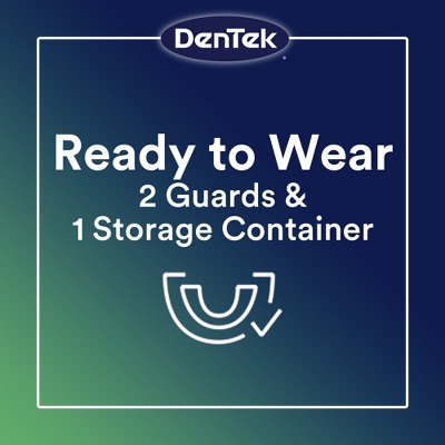 DenTek Comfort-Fit Dental Guard for Nighttime Teeth Grinding 2ct with Storage Case - Imperfect Box