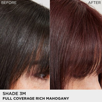 L'Oreal Paris Colorsonic Ammonia Free Permanent Hair Color Cartridge Device Sold Separately Darkest Brown Mahogany 3M - Imperfect Box