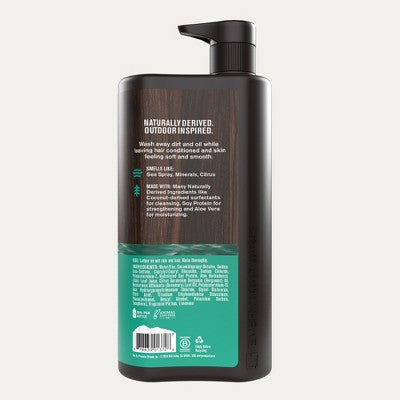 Every Man Jack Sea Salt Citrus Men's 3 in 1 All Over Wash 28.8 fl oz - Imperfect Container