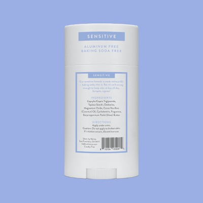 Native Sensitive Solid Deodorant for Women & Men Cotton & Lily Aluminum & Baking Soda Free 2.65oz - New