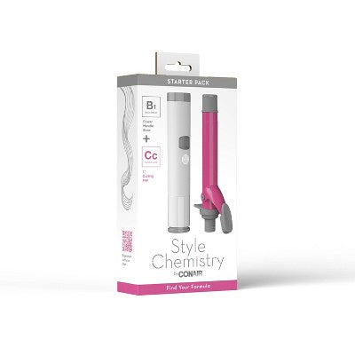 Conair Style Chemistry Starter Kit Power Handle + Curling Iron - Imperfect Box