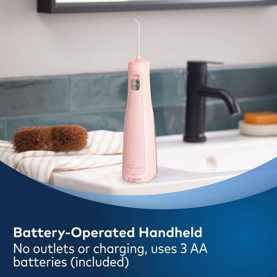 Waterpik Cordless Revive Portable Battery Operated Water Flosser WF-03W034 Blush Pink - Imperfect Box