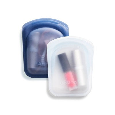 Stasher Reusable Silicone Travel Accessories Bag Set 2pk - Imperfect Box