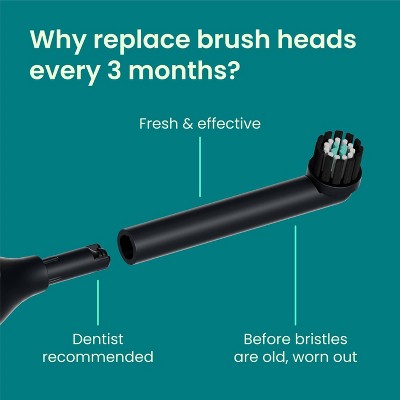 quip Rev Oscillating Brush Head Refill White 2pk - Imperfect Box