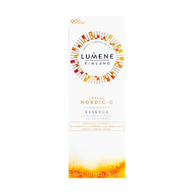 Lumene Valo Glow Boost Essence Serum with Vitamin C & Hyaluronic Acid 1 fl oz - New