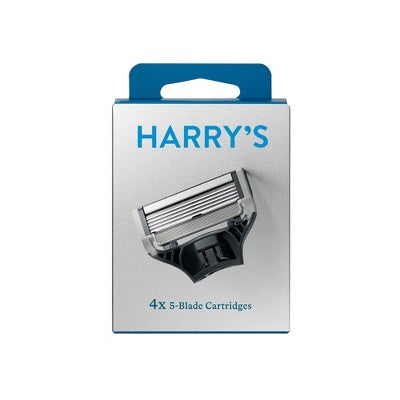Harry's 5-Blade Men's Razor Blade Refills 4pk Compatible with All Harry's and Flamingo Razors - Missing Box