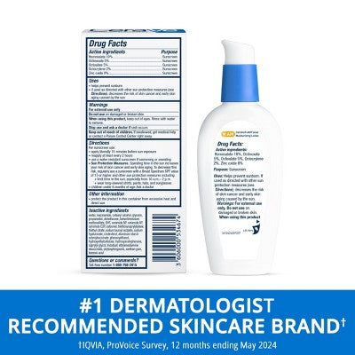 CeraVe Moisturizer Sunscreen AM Facial Lotion Normal to Dry SPF30 2oz - Imperfect Box