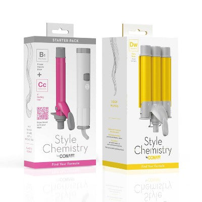 Conair Style Chemistry Triple Barrel Hair Waver Attachment For Use With Style Chemistry Starter Kit Power Handle - Imperfect Box