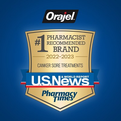 Orajel 3x Medicated Mouth Sores Gel 0.42oz - New