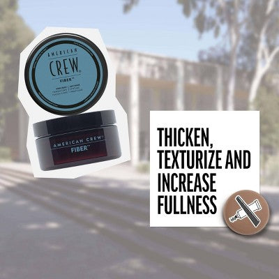 American Crew Men's High Hold and Low Shine Hair Fiber 3oz - New