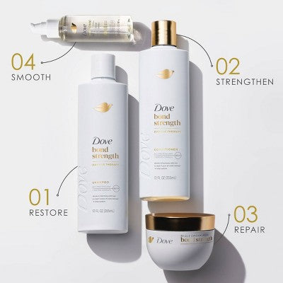 Dove Beauty Bond Shield Leave-In Silk Hair Serum 3.3oz - New