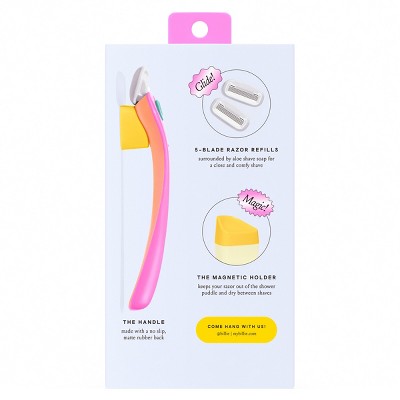 Billie Women's Malibu Razor Kit  1 Handle + Magnetic Holder + 2 Blade Refills - Imperfect Box