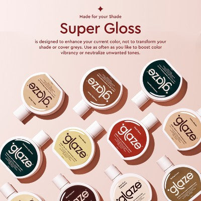 Glaze SuperGloss Color Conditioning Hair Gloss & Toner Vanilla Lights for Highlighted Hair 6.4 fl oz - New