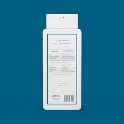 Native Body Wash for Men & Women Sea Salt & Cedar Sulfate Free 18 fl oz - New