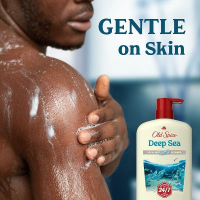 Old Spice Men's Body Wash Deep Cleanse with Deep Sea Minerals 30 fl oz - Imperfect Container
