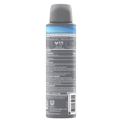 Dove Men+Care 72-Hour Dry Spray Antiperspirant & Deodorant Clean Comfort 3.8oz/2ct - Imperfect Box