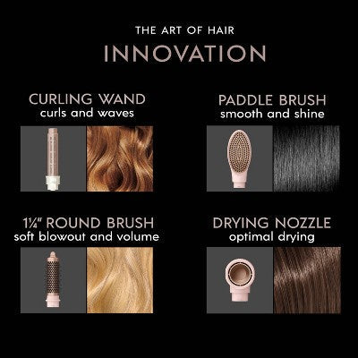 InfinitiPRO by Conair DigitalAIRE Multi-Attachment Styling System Rose Pink  1.25" - Imperfect Box