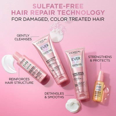 L'Oreal Paris EverPure Sulfate Free Bond Repair Pre Shampoo Treatment 5.1 fl oz - New