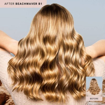 BEACHWAVER Co. B1 Rotating Curling Iron Midnight Rose 1" - Imperfect Box