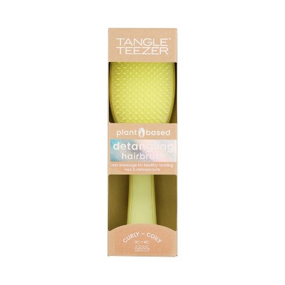 Tangle Teezer Plant Brush Naturally Curly Detangling Hair Brush Pastel Lemon - Imperfect Box