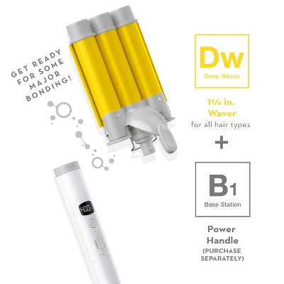 Conair Style Chemistry Triple Barrel Hair Waver Attachment For Use With Style Chemistry Starter Kit Power Handle - Imperfect Box