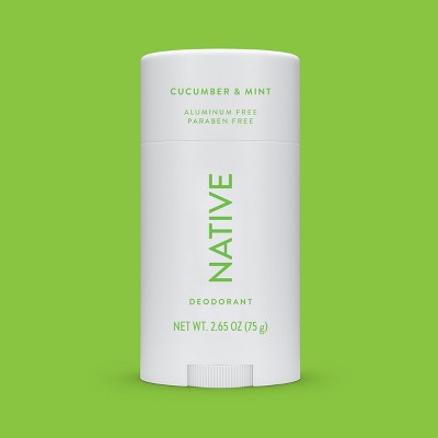 Native Solid Deodorant for Women & Men Cucumber & Mint  2.65oz - Imperfect Container