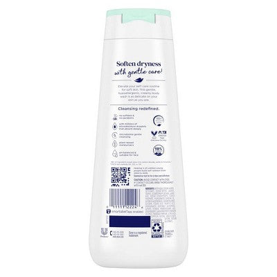 Dove Sensitive Skin Body Wash Gentle Hypoallergenic Formula 24hr Lotion-Soft Skin - 20 fl oz