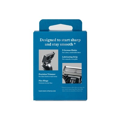 Harry's 5-Blade Men's Razor Blade Refills 4pk Compatible with All Harry's and Flamingo Razors - Missing Box