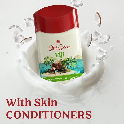 Old Spice Men's Fiji with Palm Tree Antiperspirant Deodorant 2.6oz - Imperfect Container
