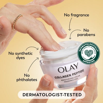 Olay Regenerist Face Moisturizer Collagen Peptide 24 Cream 1.7oz. - Imperfect Box