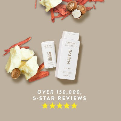 Native Body Wash for Men & Women Sandalwood & Shea Butter  18 fl oz - New