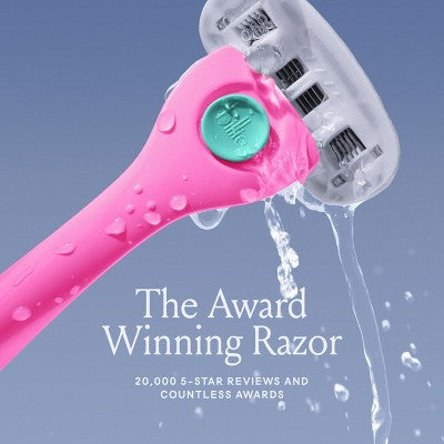Billie Women's Malibu Razor Kit  1 Handle + Magnetic Holder + 2 Blade Refills - Imperfect Box