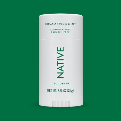 Native Solid Deodorant for Women & Men Eucalyptus & Mint Aluminum-Free 2.65oz - New