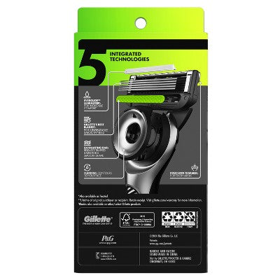 Gillette Labs Exfoliating Bar Razor + 2 Razor Blade Refills & Premium Magnetic Stand - Imperfect Box