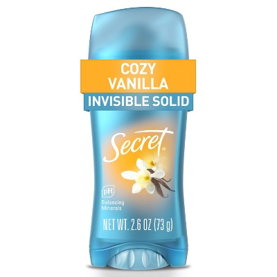 Secret Invisible Solid Antiperspirant & Deodorant Vanilla Scent 2.6oz - New