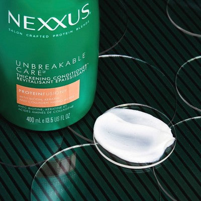 Nexxus Unbreakable Care Sulfate & Silicone Free Biotin Conditioner For Fine & Thin Hair with Keratin 13.5 fl oz - Imperfect Container
