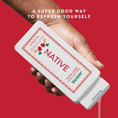 Native Body Wash for Women & Men Limited Edition Jarritos Passionfruit 18 fl oz - Imperfect Container