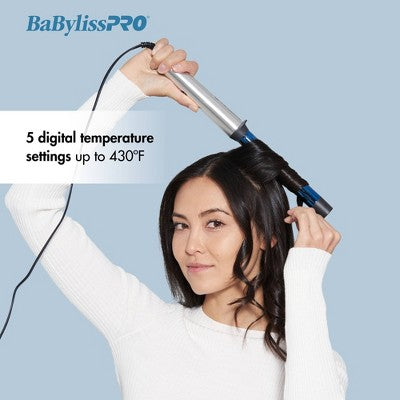 BaBylissPRO Nano Titanium Curling Wand Blue  - Imperfect Box