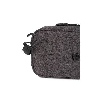 SWISSGEAR Convertible Handle Hanging Dopp Bag Accessory Heather Gray - New