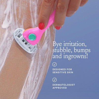 Billie Women's Malibu Razor Kit  1 Handle + Magnetic Holder + 2 Blade Refills - Imperfect Box