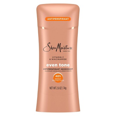 SheaMoisture Even Tone Solid Antiperspirant & Deodorant with Vitamin C & Niacinamide 2.6oz - New