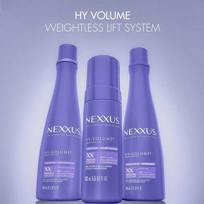 Nexxus Hy-Volume Leave-In Cloud Foam Hair Mousse with Collagen Protein & Hyaluronic Acid 5.5 fl oz - New