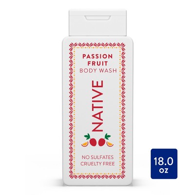 Native Body Wash for Women & Men Limited Edition Jarritos Passionfruit 18 fl oz - Imperfect Container