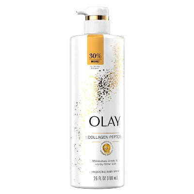 Olay Cleansing  Firming Body Wash with Vitamin B3 and Collagen Scented 26 fl oz - Imperfect Container