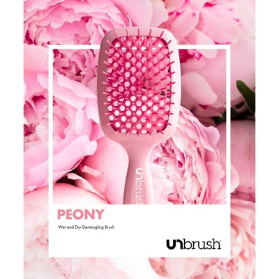 UNbrush Detangler Hair Brush Peony Light Pink - Imperfect Box